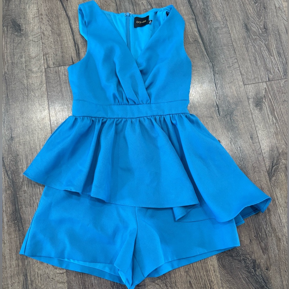 DO+BE Vibrant Blue Layered Romper